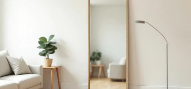 Astuces efficaces pour stabiliser un miroir au sol sans perçage ni fixation Astuces efficaces pour stabiliser un miroir au sol sans perçage ni fixation
